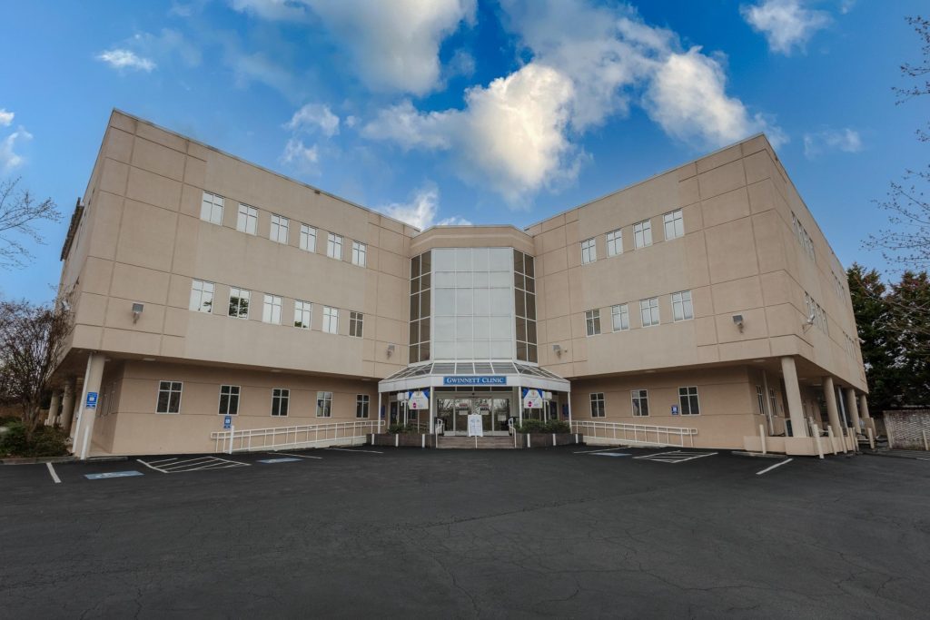 Gwinnett Clinic's main location in Lawrenceville.